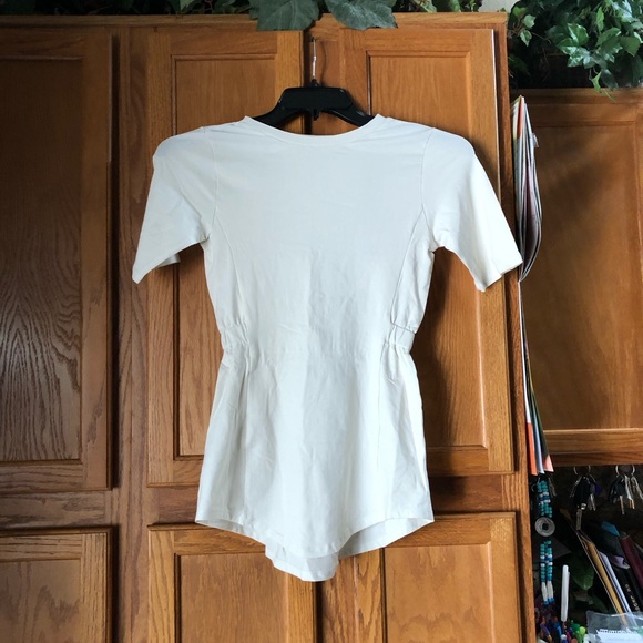 NWT Universal Standard Tee Shirt w/Elastic Back Vaporous Gray - 4XS (00-0) - Picture 1 of 15